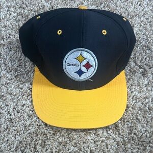 Pittsburgh Steelers Black and Gold Snapback Hat